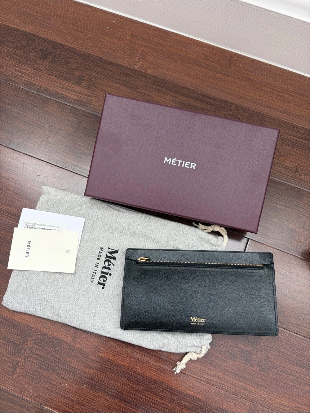 Metier Inside Out Wallet with Coin Pocket and Key Ring